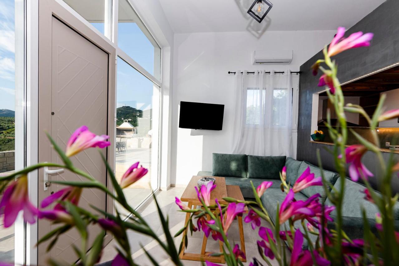 Rikanthos Stone Sea View Apartment Ι Falelianá Eksteriør billede