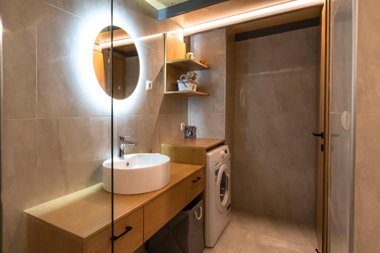 Rikanthos Stone Sea View Apartment Ι Falelianá Eksteriør billede