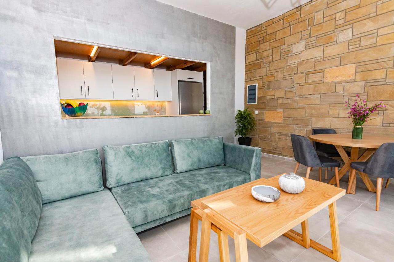 Rikanthos Stone Sea View Apartment Ι Falelianá Eksteriør billede