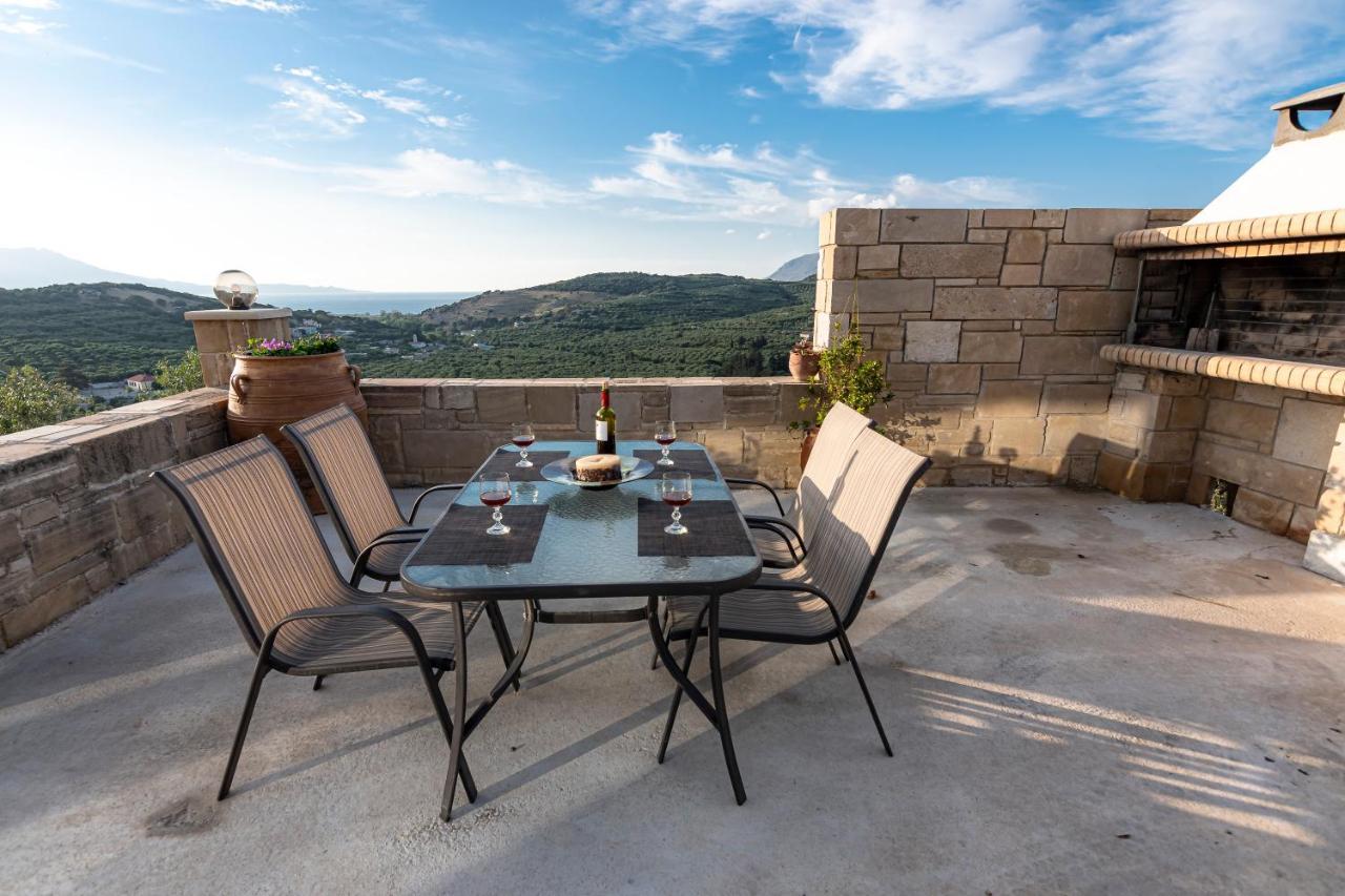 Rikanthos Stone Sea View Apartment Ι Falelianá Eksteriør billede