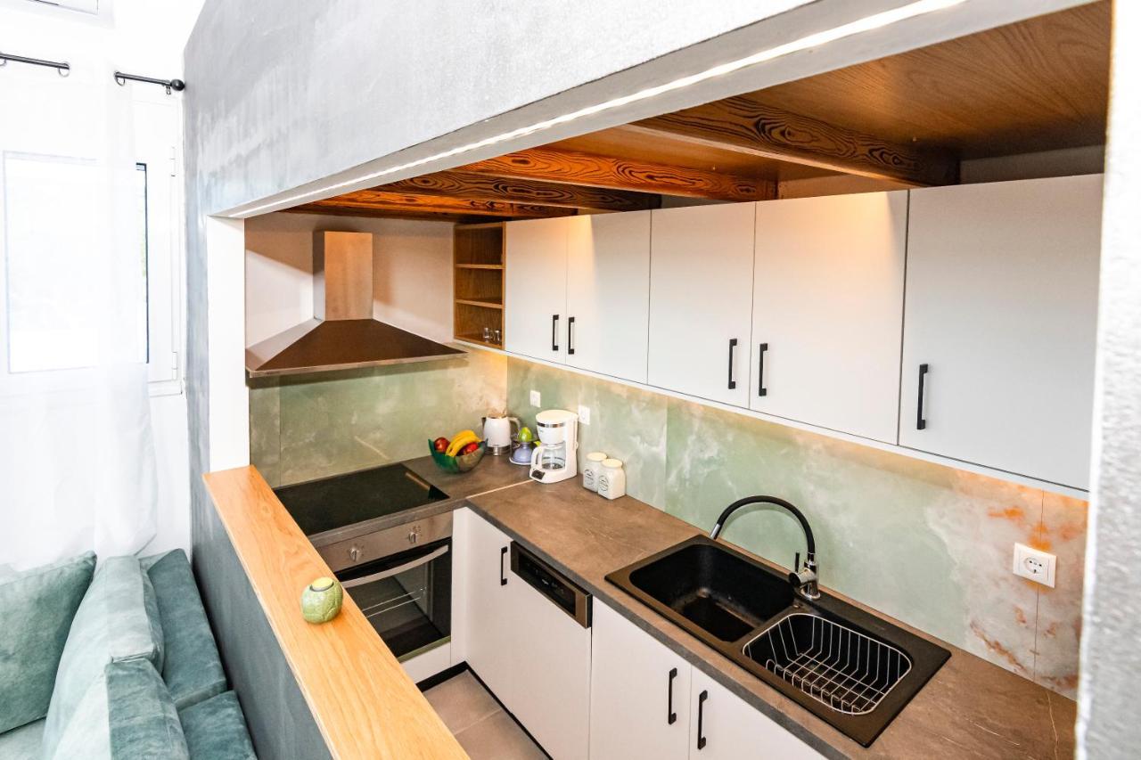 Rikanthos Stone Sea View Apartment Ι Falelianá Eksteriør billede