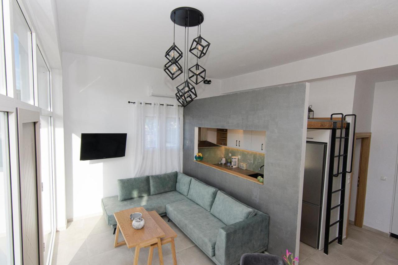 Rikanthos Stone Sea View Apartment Ι Falelianá Eksteriør billede