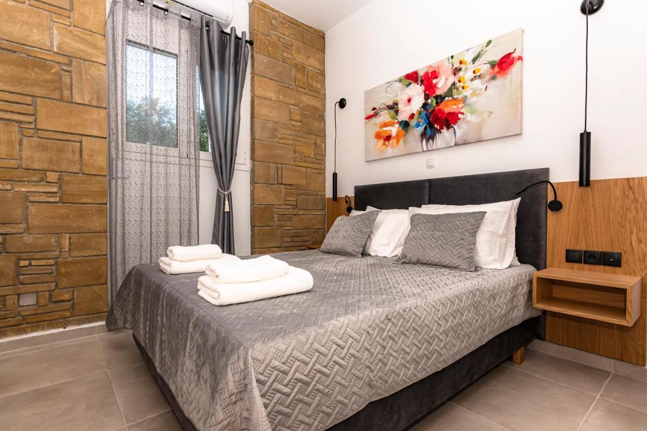 Rikanthos Stone Sea View Apartment Ι Falelianá Eksteriør billede