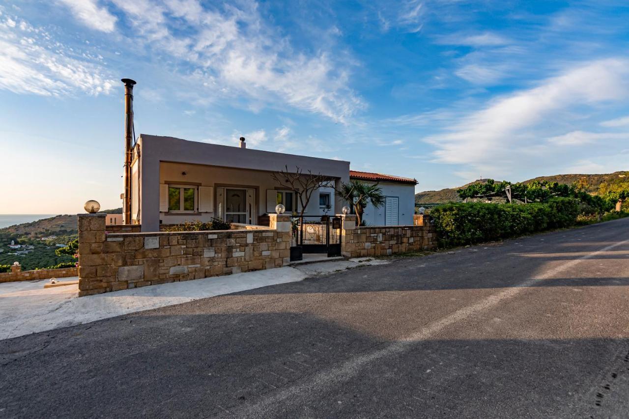 Rikanthos Stone Sea View Apartment Ι Falelianá Eksteriør billede